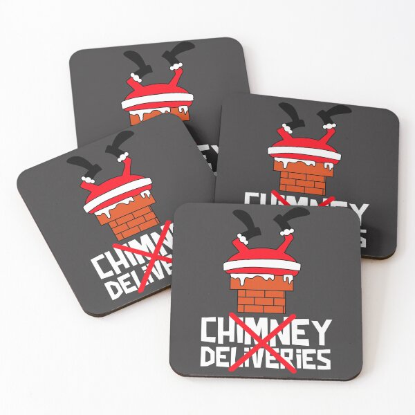 Item preview, Chimney deliveries cancelled. Santa's stuck in the chimney! designed and sold by JellyBeenzz.