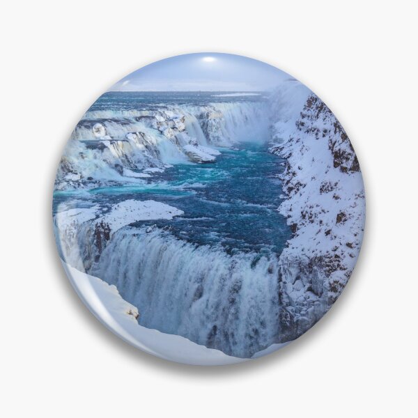 Artikelvorschau, Gullfoss-Schlucht und Hvita-Fluss, Island entworfen und verkauft von Graham Prentice.
