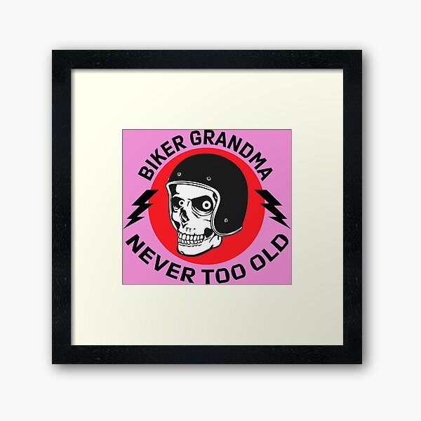 Item preview, Biker Grandma Never Too Old Shirt - Grandma Biker t shirt - Granny Motorbike - Grandma Biker tee - Gran Biker t shirt designed and sold by happygiftideas.