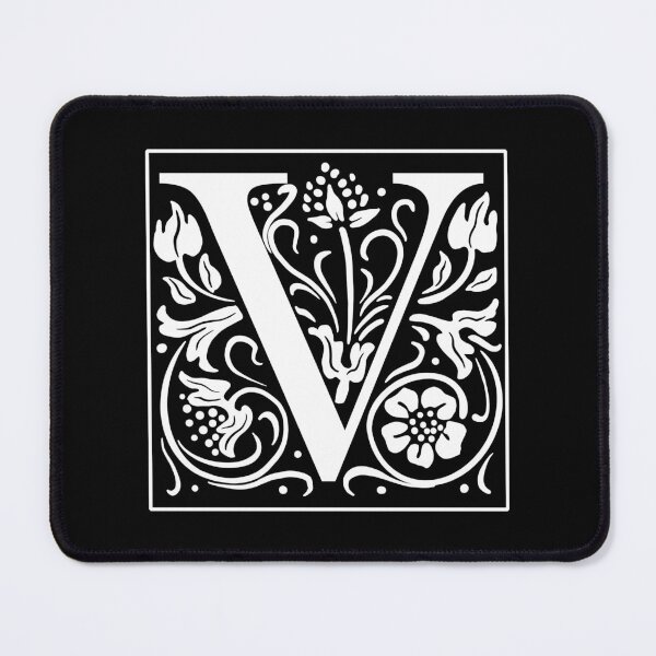 Item preview, Illuminated Initial V designed and sold by rogue-design.