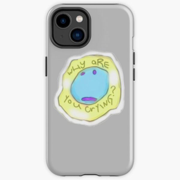 why are you crying webcore sad smiley face iPhone Tough Case
