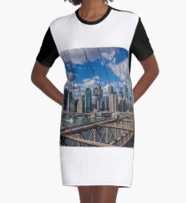 Vestido camiseta Brooklyn Bridge, New York, USA.