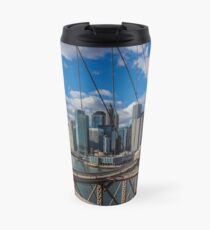 Taza de viaje Brooklyn Bridge, New York, USA.