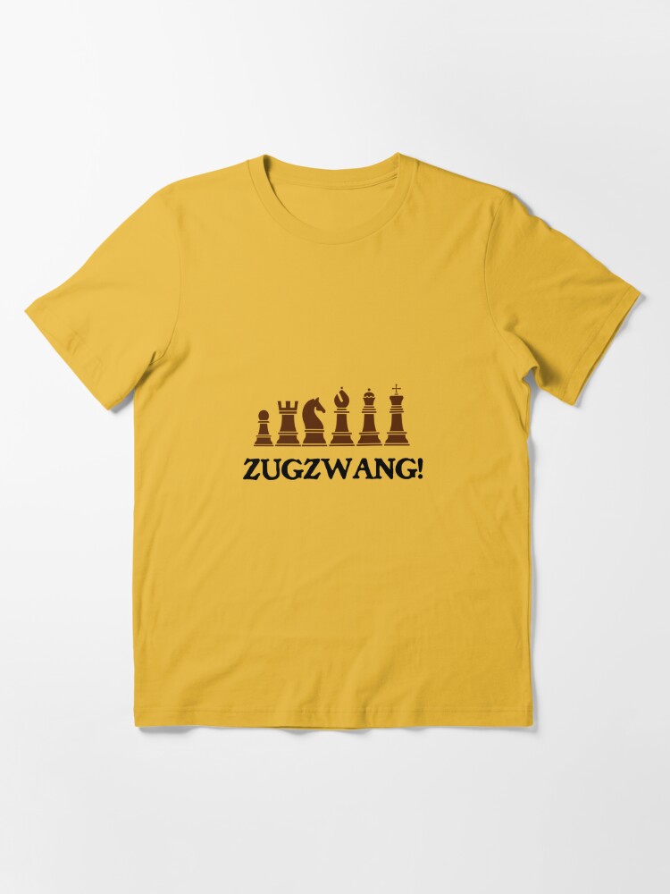 Chess - zugzwang logo t-shirt