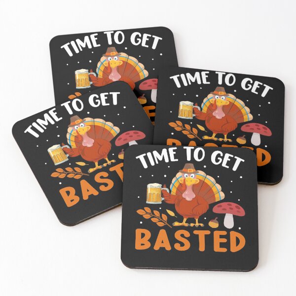 Item preview, Time To Get Basted, Funny Thanksgiving designed and sold by Fabvity.