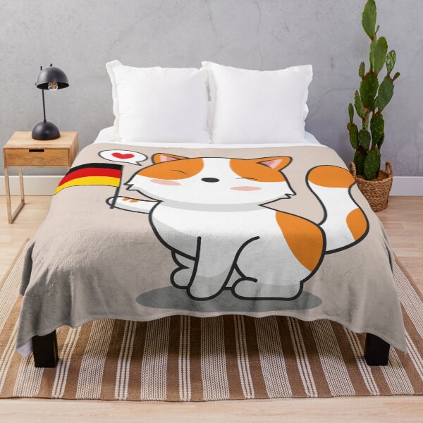 Item preview, Cute Cat Holding Germany Flag designed and sold by Luan Huynh.