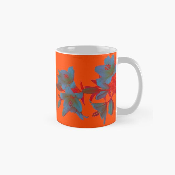 Lilies on a LushLava Background Classic Mug