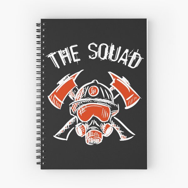 Item preview, Firefighters. The Squad. Fire Department. Illustration. Drawing. Hand drawn. designed and sold by funnycolors.