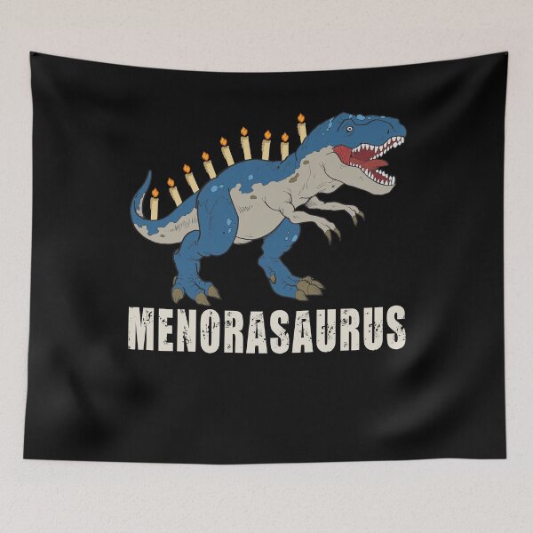 Item preview, Menorasaurus Rex, TRex Hanukkah Dinosaur designed and sold by Fabvity.