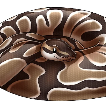 Artwork thumbnail, Ball python by DiamondDiadem