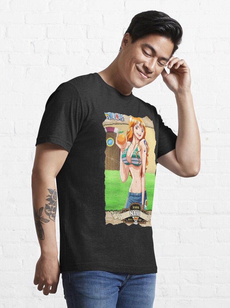 One Piece Merch - Nami Streetwear T-Shirt ANM0608 - ®One Piece Merch