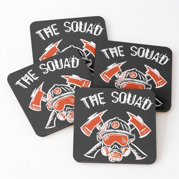 Item preview, Firefighters. The Squad. Fire Department. Illustration. Drawing. Hand drawn. designed and sold by funnycolors.