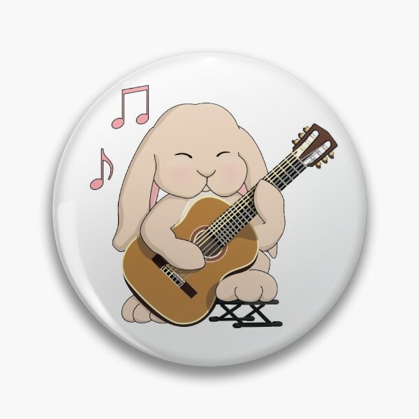 Item preview, Cute Rabbit Classical Guitar Player designed and sold by Jazznote.