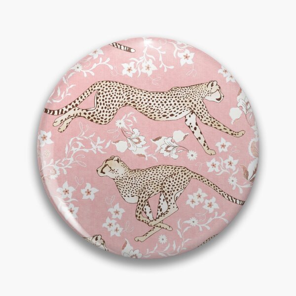 Item preview, Cheetah Chintz - cotton candy pink  designed and sold by Perrin Le Feuvre.