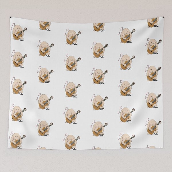 Item preview, Cute Rabbit Classical Guitar Player designed and sold by Jazznote.
