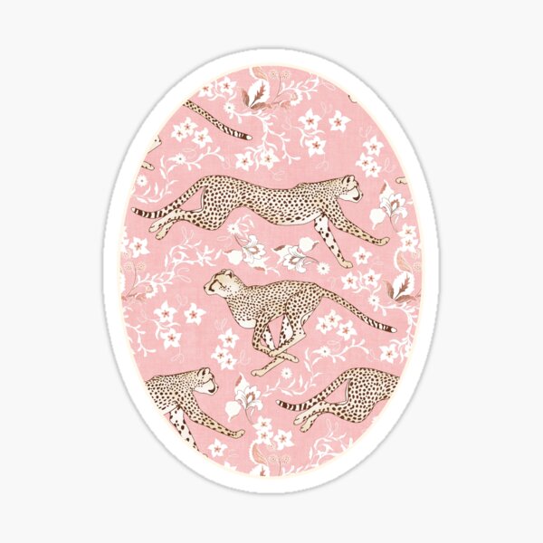 Item preview, Cheetah Chintz - cotton candy pink  designed and sold by Perrin Le Feuvre.
