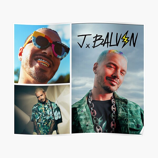 J Balvin Color Style Poster for Sale by Tranclarence