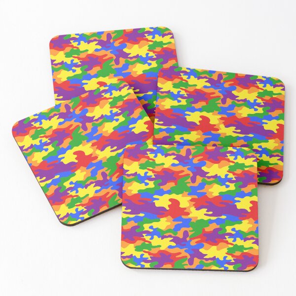 Item preview, Gay Pride Camo Rainbow Pattern designed and sold by M-L-Creations.