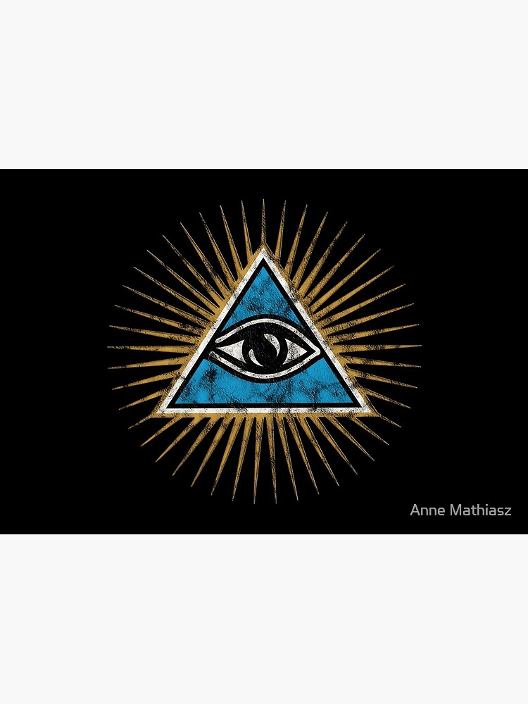 All seeing eye, Eye of providence, Freemasons, Illuminati, Magic, Mysticism  | Canvas Print