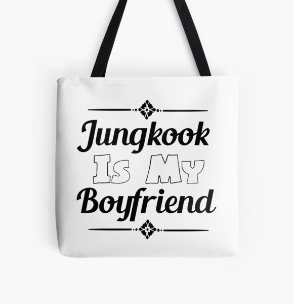 Jungkook Is My Boyfriend All Over Print Tote Bag