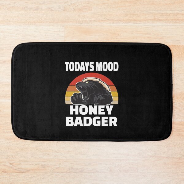 Aperçu de l'œuvre Honey Badger Todays Mood créée et vendue par kudostees.