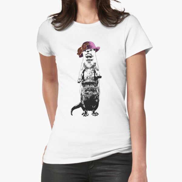 I Really Otter Be Going Now Fitted T-Shirt