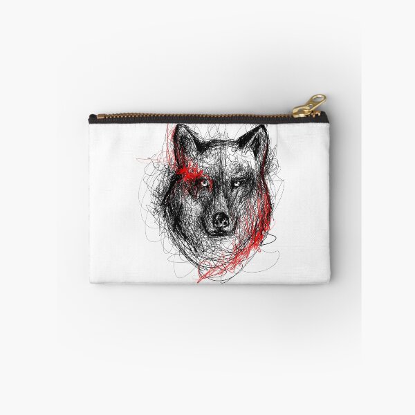 Item preview, Bloodlusted Wolf Scribbled Print Design T-Shirt designed and sold by jamillecnn.