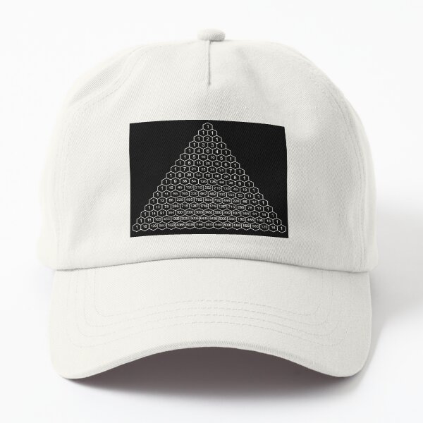 In mathematics, Pascal's triangle is a triangular array of the binomial coefficients Dad Hat
