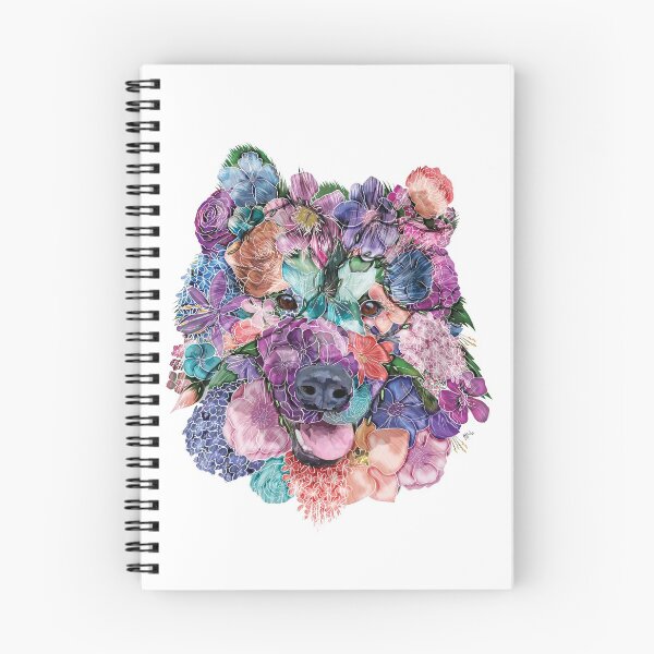 Item preview, Malamute, Alaskan Malamute, Long Haired Malamute in flowers - Floral Malamute design designed and sold by Beaniebow.