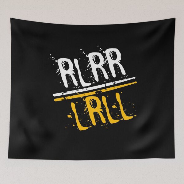 Item preview, RLRR LRLL Drummer Drums designed and sold by MooonTees.