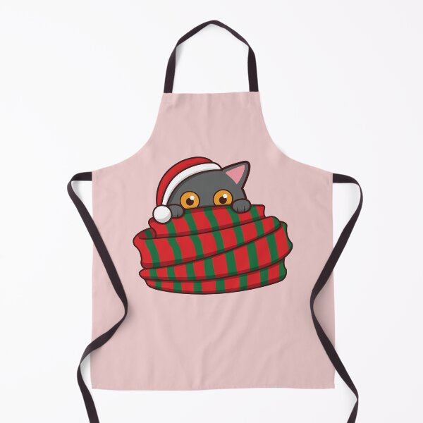 Item preview, Cute cat hiding behind a scarf designed and sold by Luan Huynh.