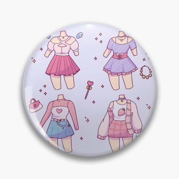 Item preview, Y2K kawaii lolita outfits sticker designed and sold by HamsterButtocks.