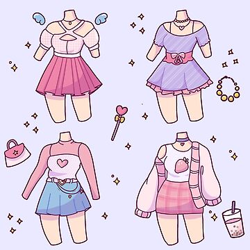 Kawaii Women Tops Y2k T-shirt Sweet Lolita Girls Pink Anime