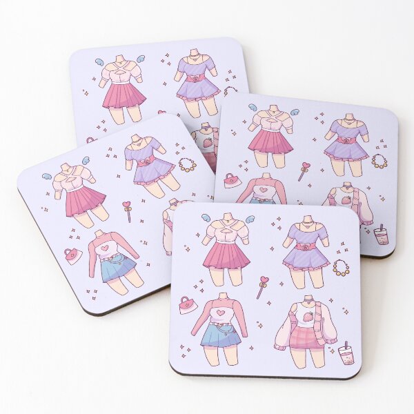 Item preview, Y2K kawaii lolita outfits sticker designed and sold by HamsterButtocks.