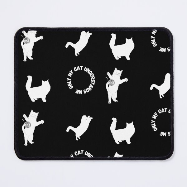 Item preview, Only My Cat Understands Me Furry Troublesome Cats Pack In Black designed and sold by LuckyKermit.