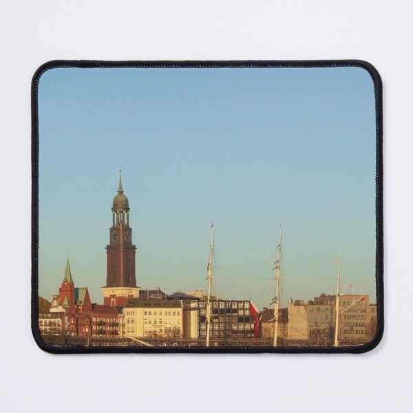 Item preview, Michel, Rickmer Rickmers, ship, Elbe, harbor, evening, Hamburg, sailing ship, windjammer designed and sold by Torsten  Krüger.
