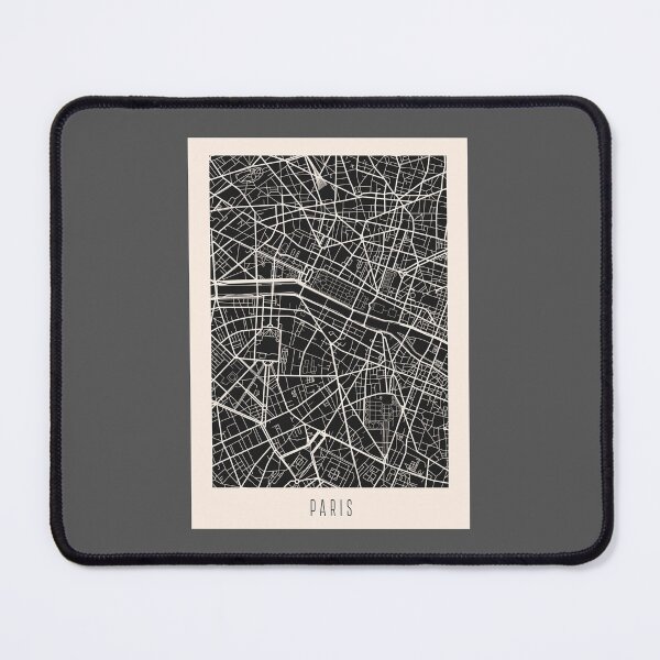 Item preview, Paris City Street Map Dark designed and sold by Teecha.