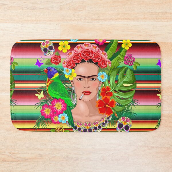 Item preview, La Frida Floral Exotic Portrait  designed and sold by BluedarkArt.