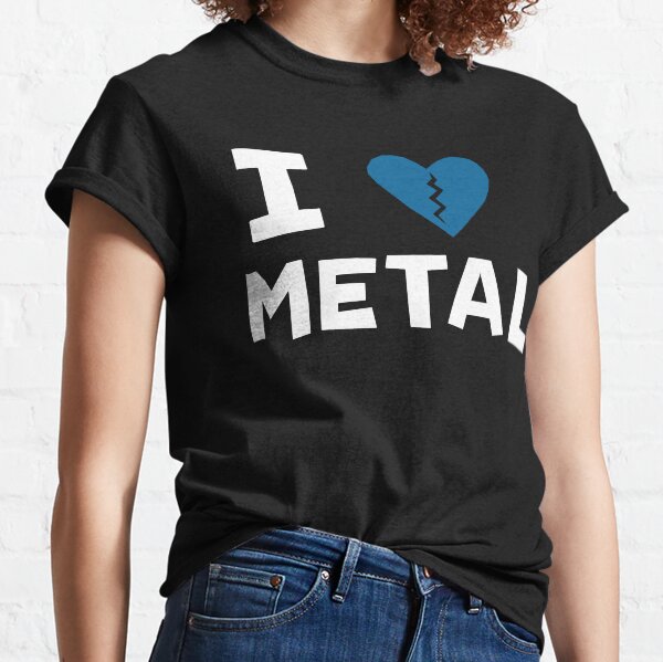 I Heart Metal Design - Famously Worn by Elliott Smith Classic T-Shirt