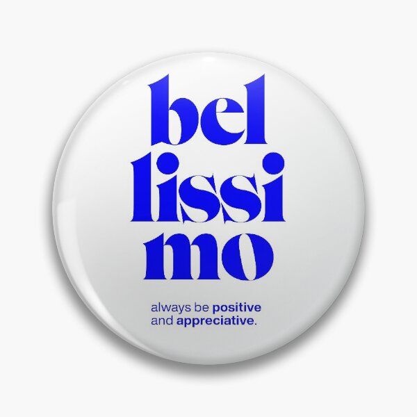 Item preview, bellissimo statement print: always be positive and appreciative. designed and sold by TrueType.
