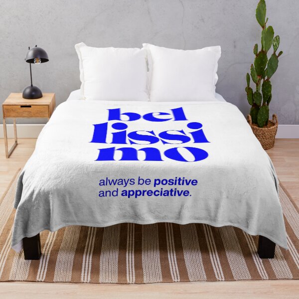 Item preview, bellissimo statement print: always be positive and appreciative. designed and sold by TrueType.