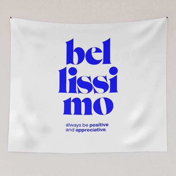 Item preview, bellissimo statement print: always be positive and appreciative. designed and sold by TrueType.