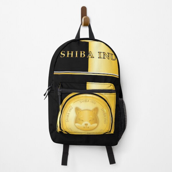 Item preview, shiba inu crypto currency with black and gold designed and sold by ZieProject.