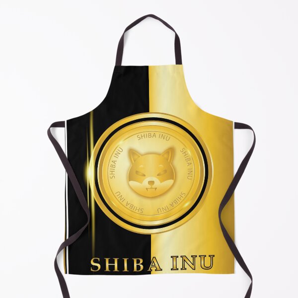 Item preview, shiba inu crypto currency with black and gold designed and sold by ZieProject.