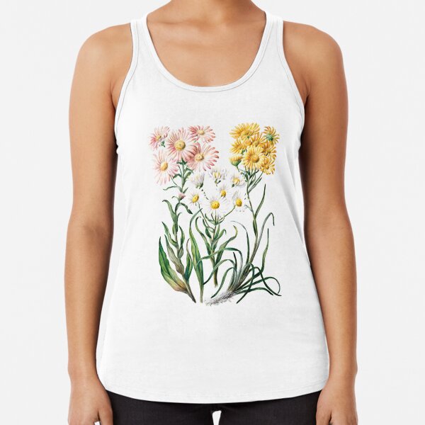 Daisy Scalloped Tank-Yellow