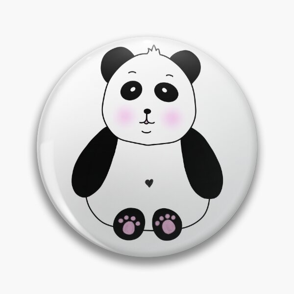 Item preview, Cute Panda With A Love Heart designed and sold by DeliliahDoodles.