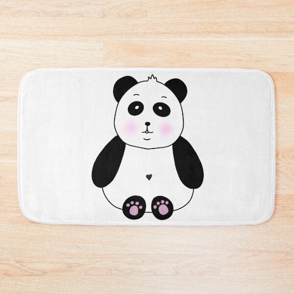 Item preview, Cute Panda With A Love Heart designed and sold by DeliliahDoodles.