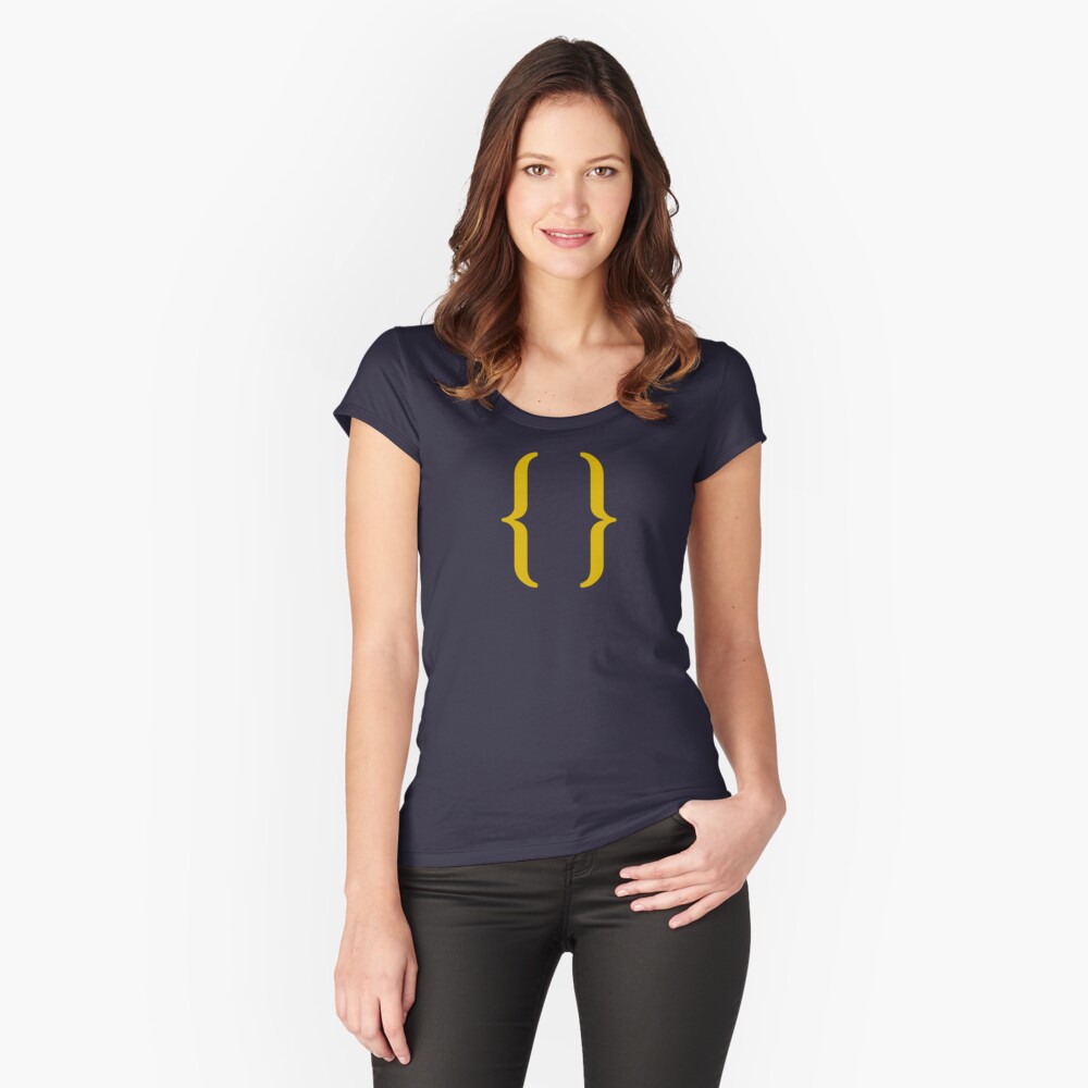 Item preview, Fitted Scoop T-Shirt designed and sold by 198276pants.