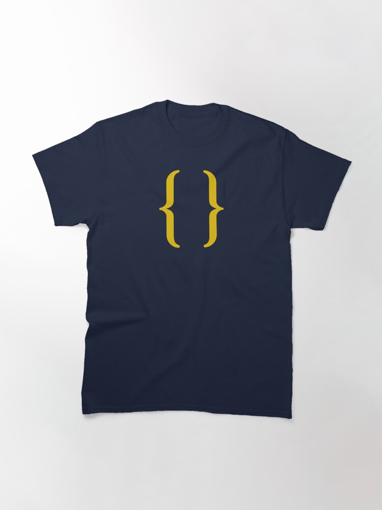 Thumbnail 3 of 7, Classic T-Shirt, empty set (mustard) designed and sold by 198276pants.