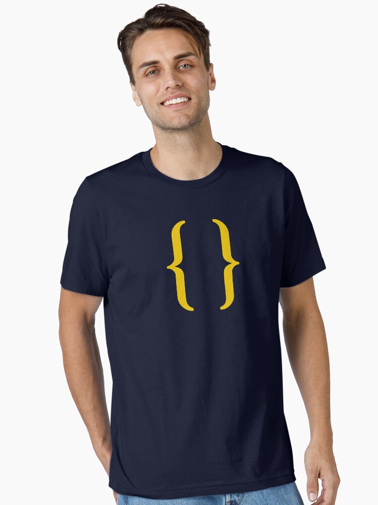 Thumbnail 2 of 7, Essential T-Shirt, empty set (mustard) designed and sold by 198276pants.